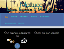 Tablet Screenshot of mattuccitailors.com